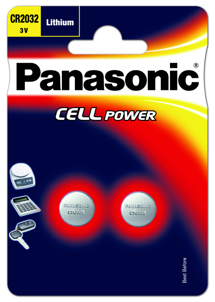 Knappcellsbatteri 2-pack Panasonic