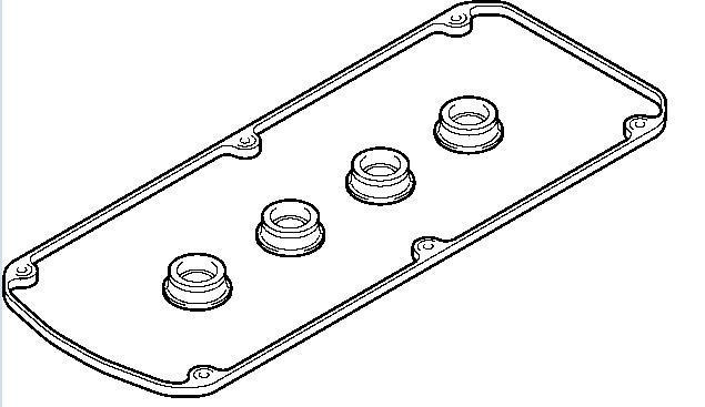 Alternativ bild 0 för Ventilkåpspackningssats