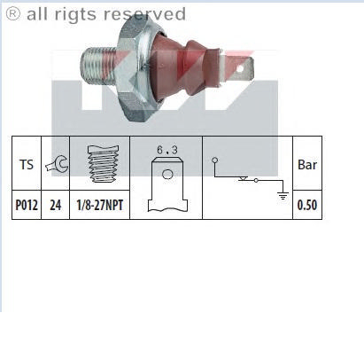 Alternativ bild 0 för Oljetryckskontakt