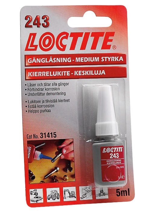 Loctite 243 - Gänglåsning 5 ml