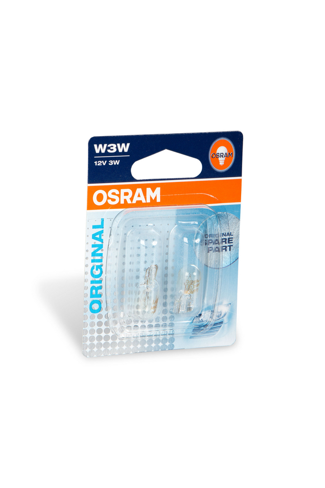 Alternativ bild 0 för Osram Original - Glödlampa W3W 1W 12 V 2-pack