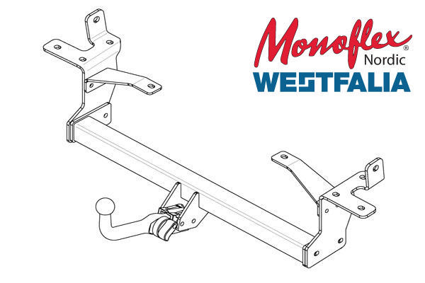 Westfalia Dragkrok med avtagbar kula