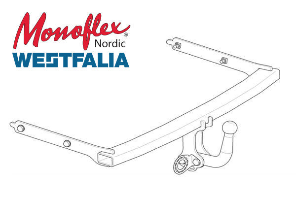 Alternativ bild 0 för Westfalia Dragkrok med fast kula