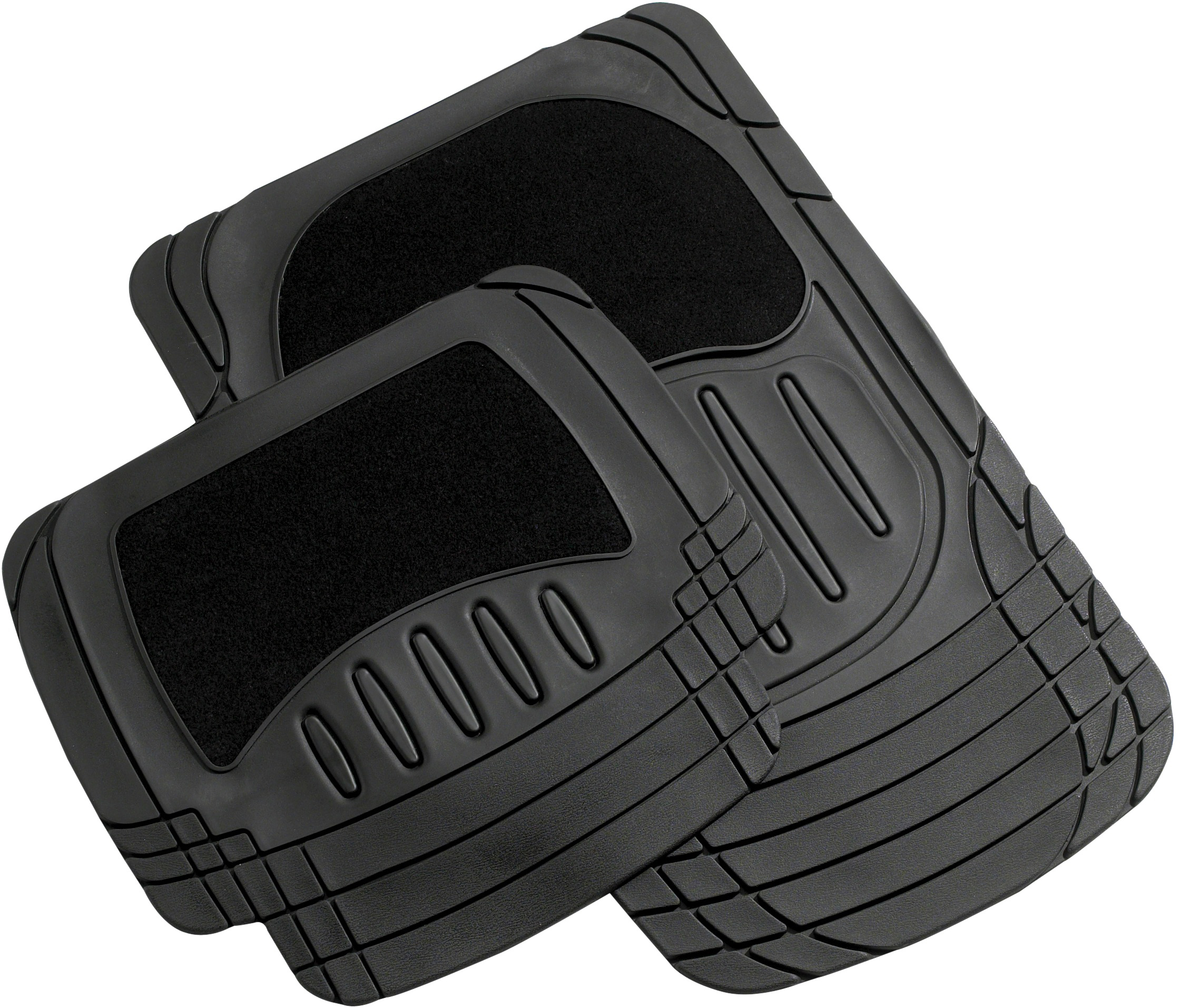 Gummikupématta, svart