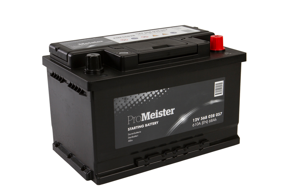 ProMeister Startbatteri 68 Ah, 12 V