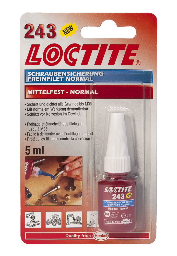 Loctite 243 - Gänglåsning 5 ml