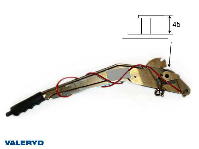 Handbromsspak med K-wire Peitz PAV/SR 0,7/1,3/2,0/2,7; X=45mm