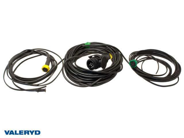 Huvudkabel 13-pol, 11,5m + 2x8,1m, dim- o 2 backljus