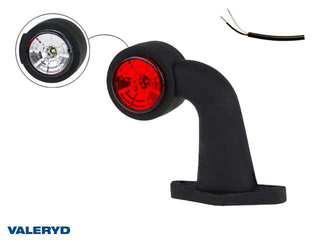 LED Breddmarkeringslykta Valeryd 130x150x45 vit/röd 12-30V inkl. 400 m