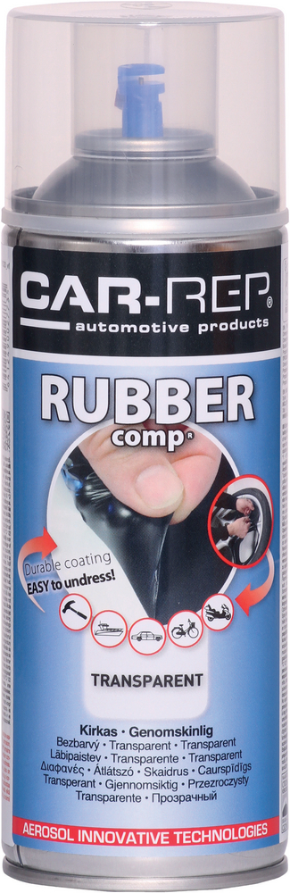 Rubbercomp Rubber Comp - Lufttorkande gummifärg Transparent blank 400 ml