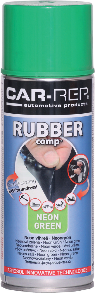 Rubbercomp Rubber Comp - Lufttorkande gummifärg Grön 400 ml