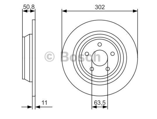 Alternativ bild 0 för Bromsskiva Bosch