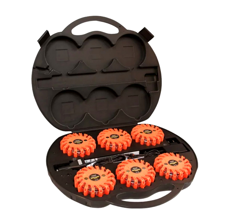 Varnings-/blixtljus PUCKEN 6-pack