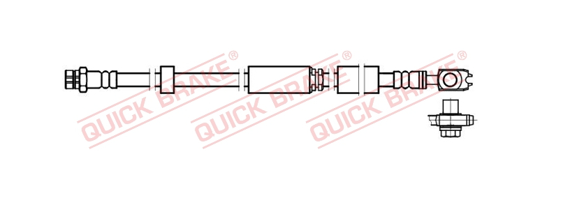 Alternativ bild 0 för Bromsslang ProMeister