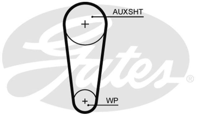 Alternativ bild 0 för Kuggrem, vattenpump