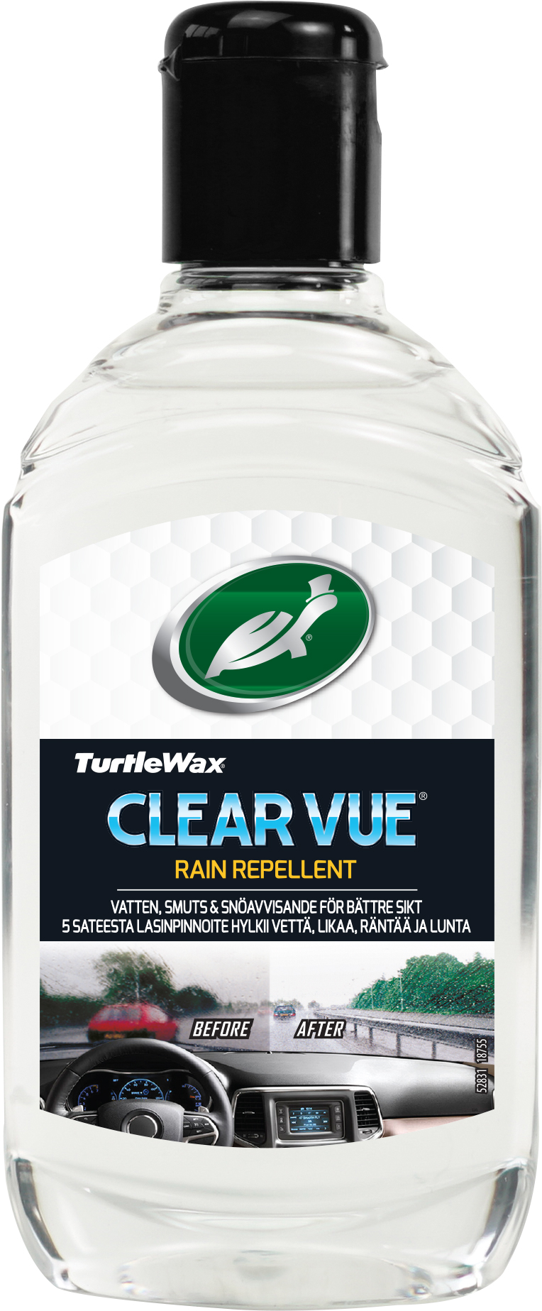Turtle Wax Clearvue Rain Clear - Vattenavvisande medel 300 ml