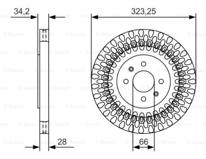 Alternativ bild 0 för Bromsskiva Bosch