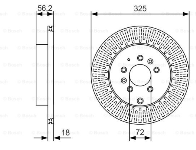 Alternativ bild 0 för Bromsskiva