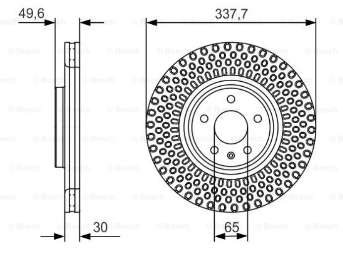 Alternativ bild 0 för Bromsskiva Bosch