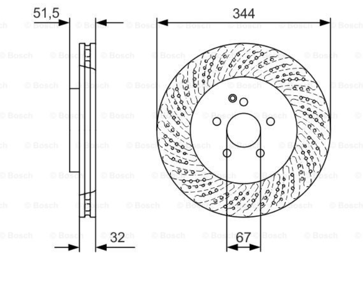 Alternativ bild 0 för Bromsskiva