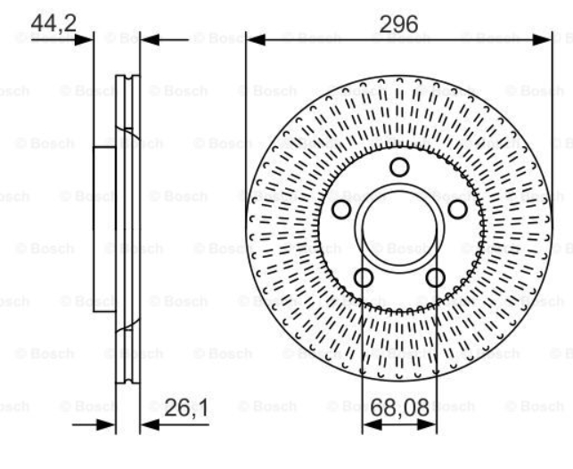 Alternativ bild 0 för Bromsskiva