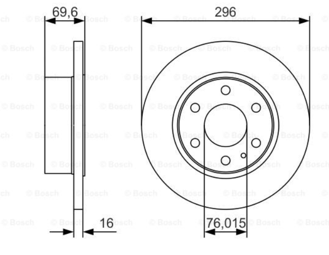 Alternativ bild 0 för Bromsskiva