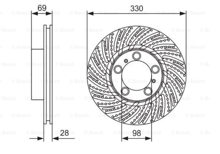 Alternativ bild 0 för Bromsskiva