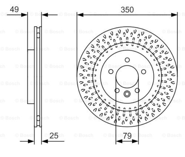Alternativ bild 0 för Bromsskiva