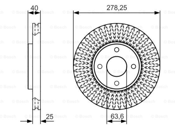 Alternativ bild 0 för Bromsskiva