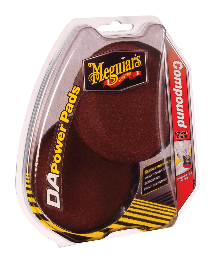 Meguiars DA Power Pads Compound Skumrondell Hård 102 mm - 2-pack