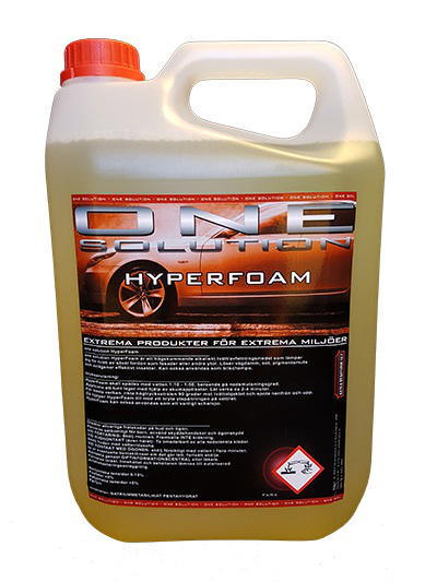 One Solution HyperFoam - Skumschampo/Alkaliskavfettning Dunk 4 l
