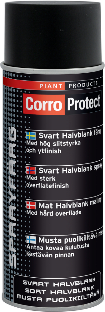 Corroprotect - Sprayfärg Svart 400 ml