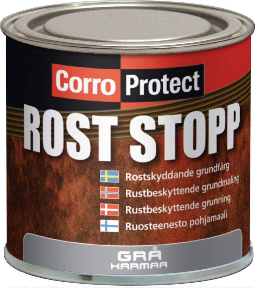 Corroprotect RostStopp - Rostskyddsprimer Grå 250 ml