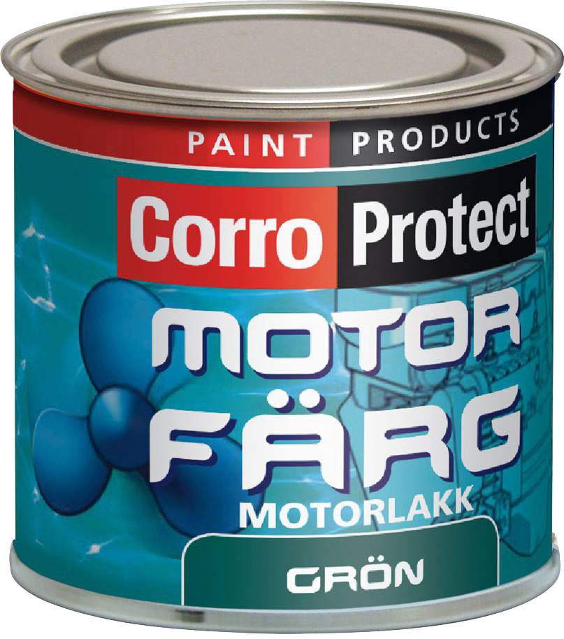 Corroprotect - Motorfärg Grön 250 ml