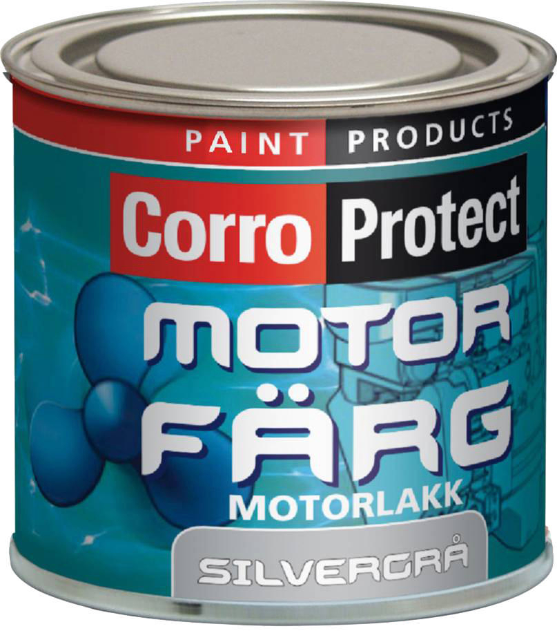 Corroprotect - Motorfärg Grå 250 ml