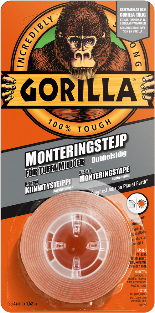 Dubbelsidig monteringstejp