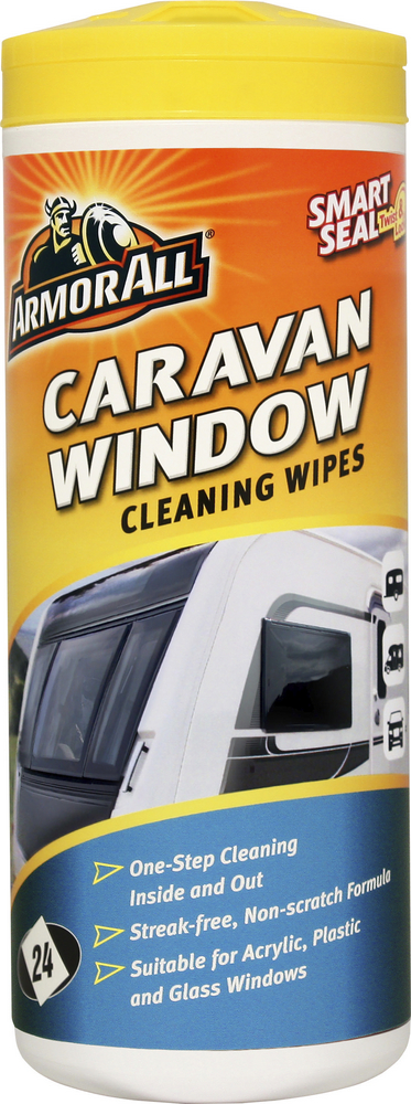 Armor All Caravan Window Cleaning - Wipes 24 st