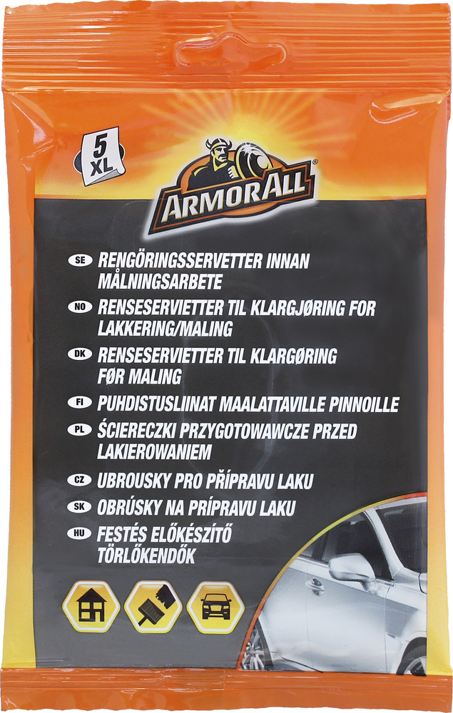 Armor All Rengöringsservetter XL - 5-pack