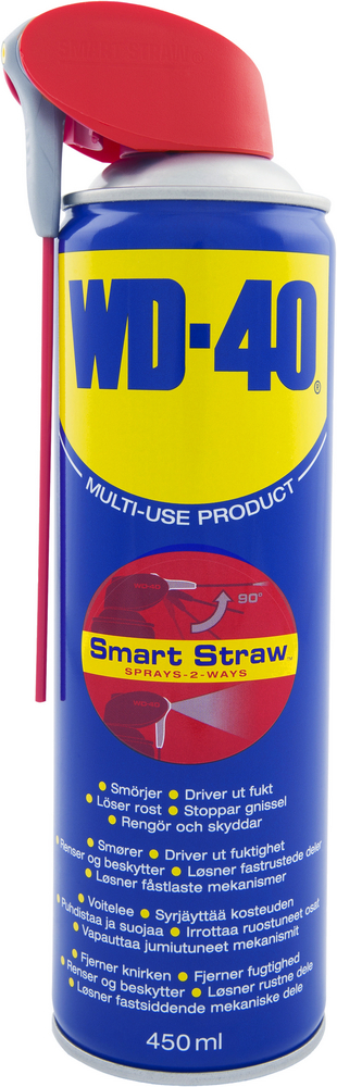 WD-40 Multispray Smart Straw - Rostlösare/Smörjmedel 450 ml
