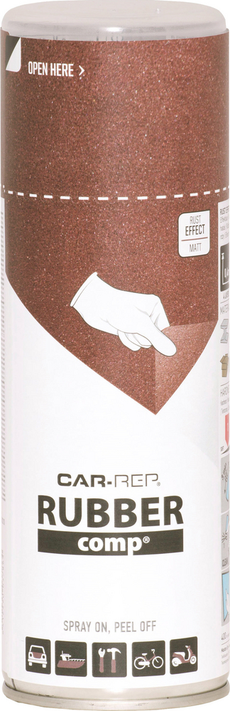 Car-Rep Rubber Comp - Lufttorkande gummifärg 400 ml