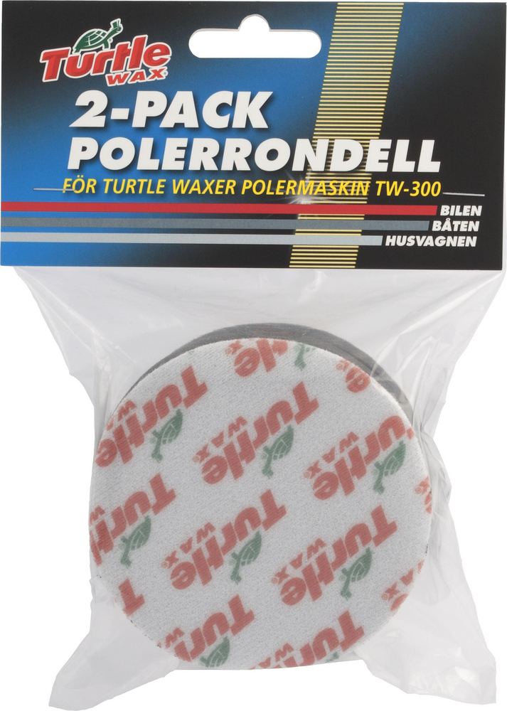 Produktfoto för Polerskivor - mjuka - 100mm - svarta - 2 st.