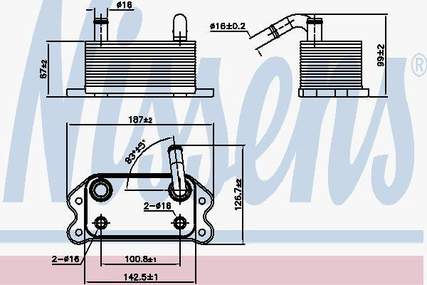 Alternativ bild 0 för Oljekylare
