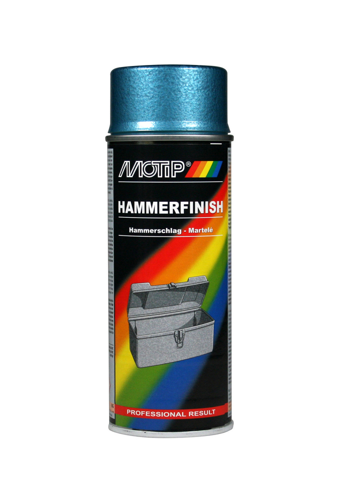 Motip Hammarlack - Blå 400 ml - Rostskyddsfärg / Metallfärg