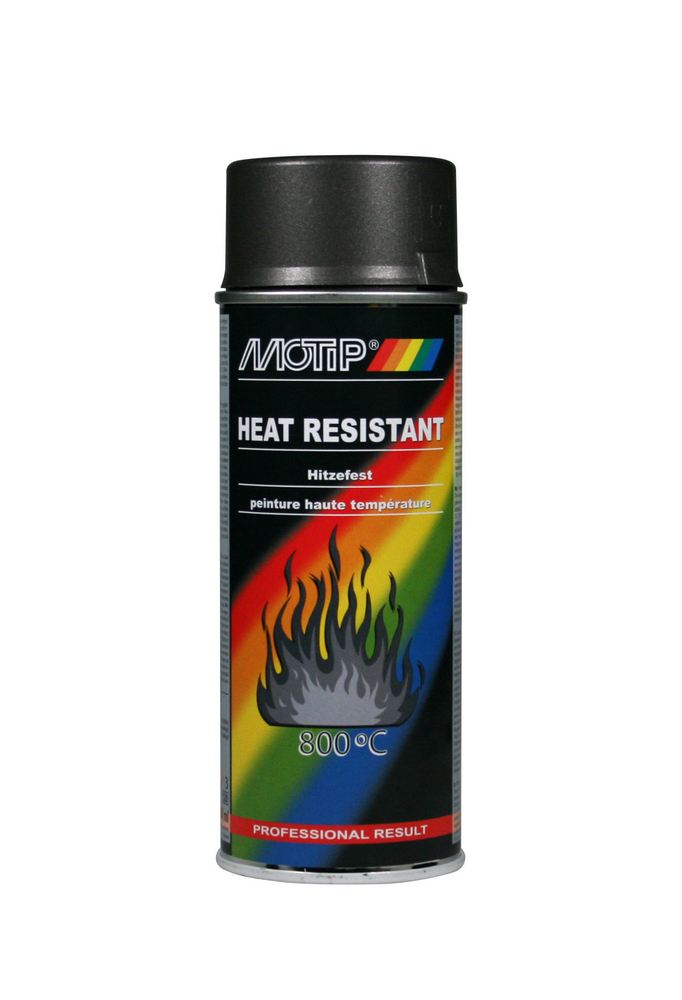 Motip Heat Resistant - Värmefärg Antracit 400 ml