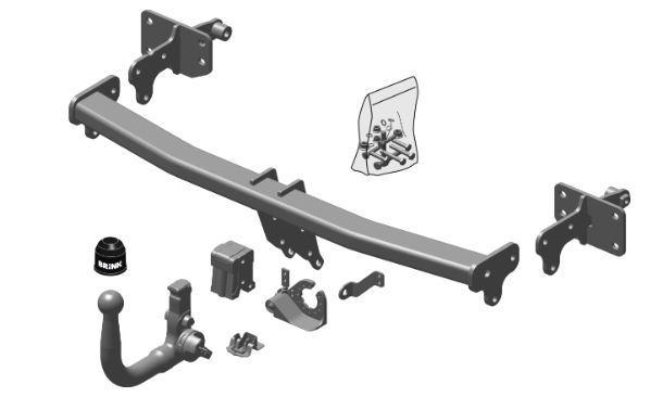 Brink Dragkrok med avtagbar kula
