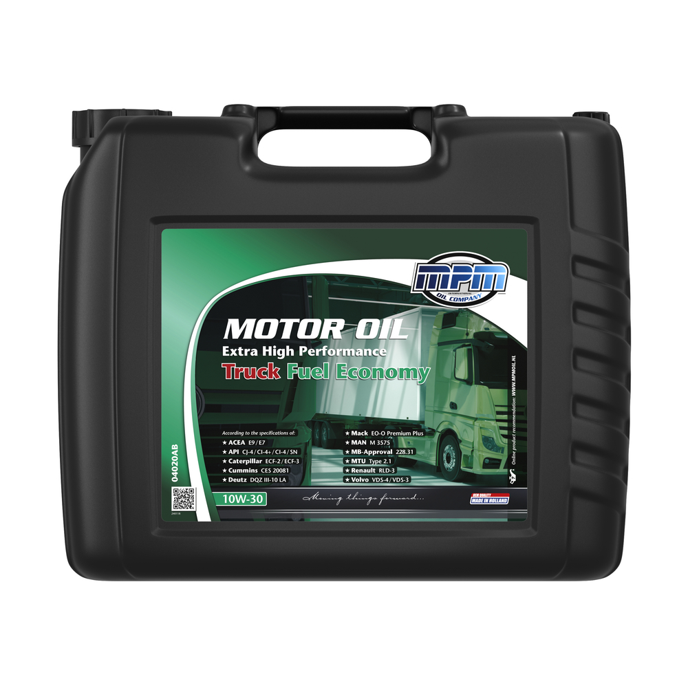 MPM Extra High Performance Truck Fuel Ecenomy 10W-30 Motorolja Dunk 20