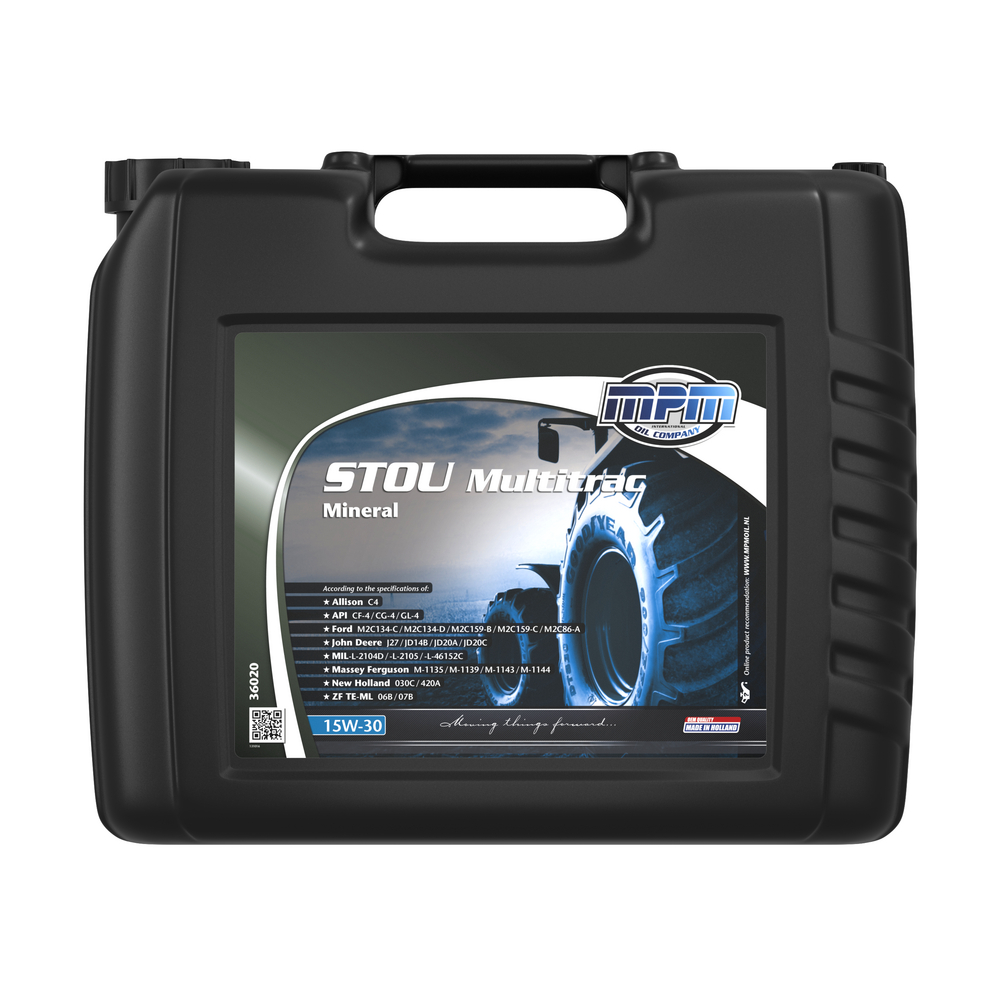 MPM STOU GL-4 Multitrac Mineral 15W-30 Motorolja Dunk 20 l