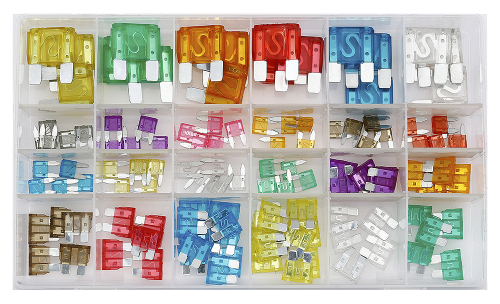 Sortiment Säkringar Blandat 118-Delar Sonic