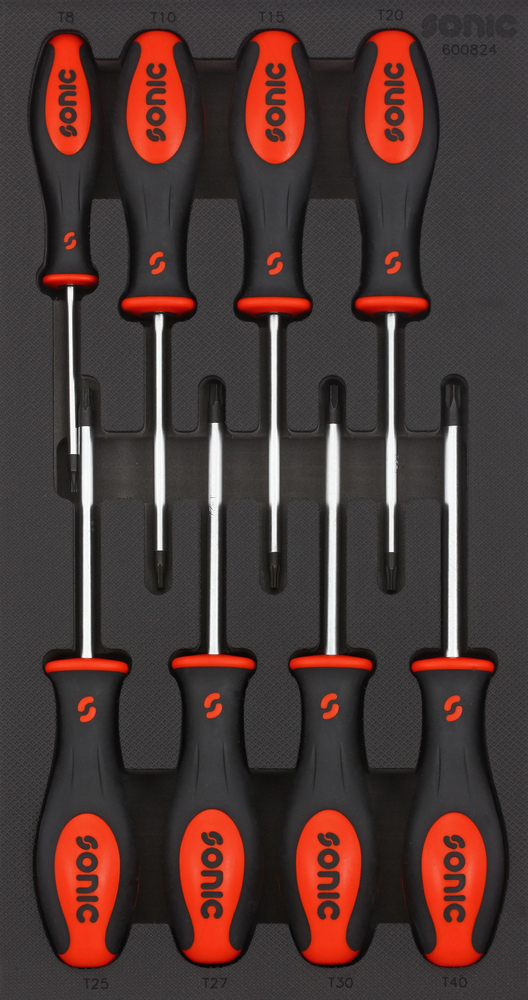 Skruvmejselsats Torx 8-Delar SFS 1/3