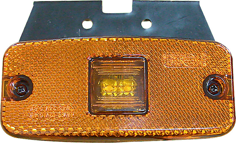 Sidomark. LED 111x50mm Orange 12-24V